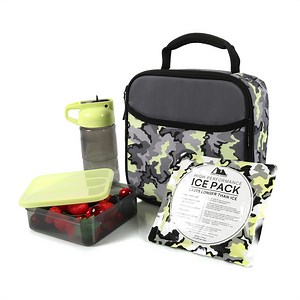 Arctic Zone Lunch Box Combo with Thermal Insulation, Matcha Pop Camo