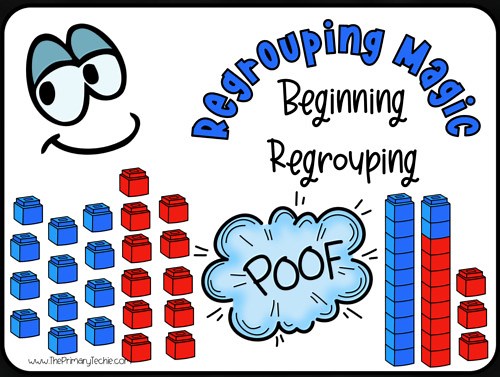 Addition with Regrouping Whiteboard Warm-Up