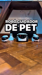 Jordão Santos | Tecnologia do dia a dia on Instagram: "MANDA PRA QUE PRECISA DE UM! Há muito tempo eu queria testar esse robô pra pet. E eu garanto, É MELHOR DO QUE EU IMAGINAVA. A câmera é muito boa, a velocidade é excelente, os sensores são bons e a Aurora se adaptou MUITO rapidamente com a presença dele (talvez por conviver há anos com robô aspirador). O app é em português e é incrível. Ele entrega tudo que promete, o robô é um COMPANHEIRO DO SEU PET. Apesar do nome ser engraçado aqui para o