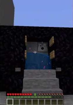 Automatic Nether Portal TUTORIAL #minecraft