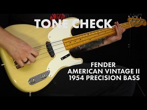TONE CHECK: Fender American Vintage II 1954 Precision Bass Demo
