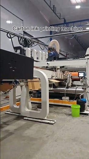 Corrugated Carton Flexo Printing Machine in Action | Water-Based Ink Printing Demo