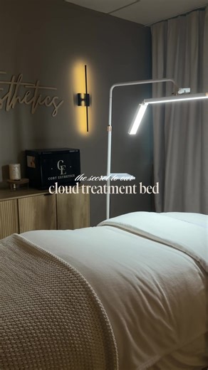 The Coziest Treatment Bed for Facial Treatments