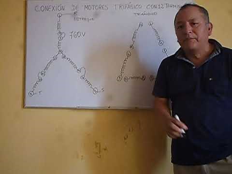 Conexión de Motores Trifásicos con 12 Terminales en Estrella y Triangulo.