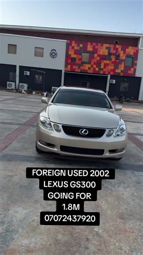 2002 Lexus GS300 Available for 1.8M - Excellent Condition