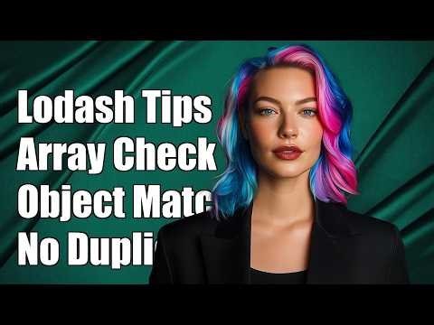 Is there in lodash comparing two arrays of objects that will not be shown if there's same result