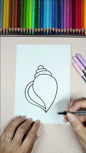 🐚Easy shell painting 🐚 | Painting with Evi | German