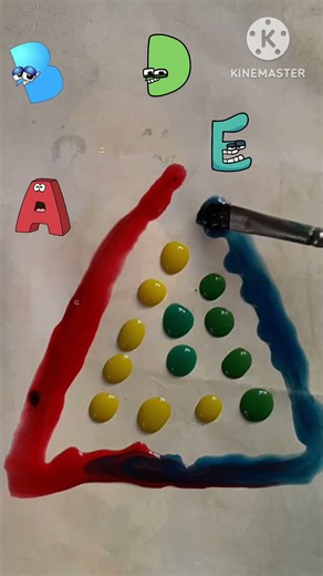 Colors #24magicalcolors #alphabet #colorfulletters #colormixingmagic