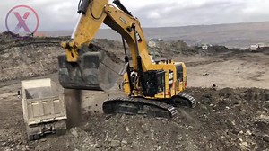 CAT Excavator in Open-Pit Mining Operations