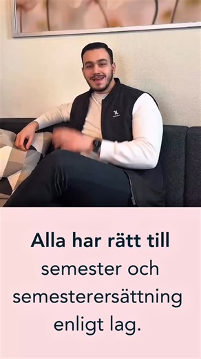 Planerar du semestern? Kom ihåg att alla som jobbar har rätt till 25 dagars semester varje år – det står i semesterlagen! Men! Det är inte säkert att alla semesterdagar är betalda. 💡 Du tjänar nämligen in din semester året innan du tar ut den, oftast under perioden 1 april – 31 mars. Exempel: Om du börjar på ett nytt jobb i höst, hinner du inte tjäna in alla semesterdagar till nästa sommar. Du har fortfarande rätt att vara ledig, men de dagarna kan vara obetalda. Ta reda på vad som gäller för d