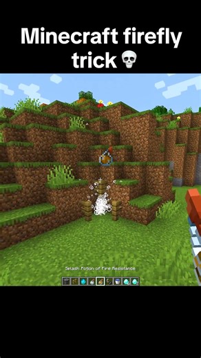 Minecraft secret firefly trick 🤯