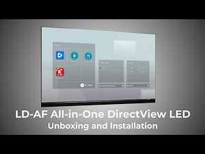 LD-AF Series All-in-one DvLED Unboxing and Installation