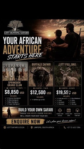 Experience the African Bushveld with Lott Safaris | South Africa Hunting Safari