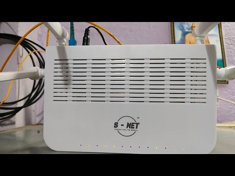 S-NET XPON ONT ROUTER CONFIGURATION Step by step | Dual Band Wifi ONU configuration With Voice Port