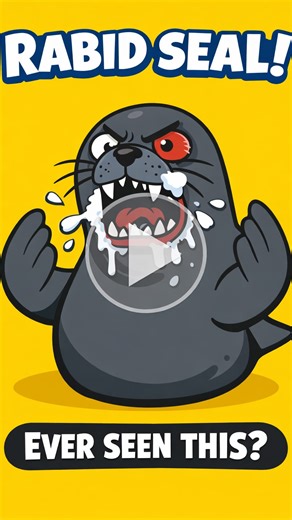 Rabid seals are extremely rare, but they can occur when a seal becomes infected with the rabies virus, usually through a bite from another infected mammal. When affected, seals may show unusual and dangerous behavior such as aggression, disorientation, excessive drooling or foaming at the mouth, and a loss of fear toward humans. Because seals are normally cautious and avoid people, these changes can be a serious warning sign. Rabies is almost always fatal once symptoms appear, and infected anima