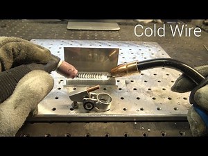 TIG Welding & MIG Welder at the Same Time - Using Wire Instead of Filler Rod