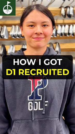 How A D1 Golfer Gets Recruited ⛳️ #Golf #Shorts #GolfRoots #Golfer #AskAdrienne #Golfing