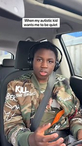 When my autistic kid wants me to be quiet 😂 | Aliyu's Quotes on the Autism Spectrum