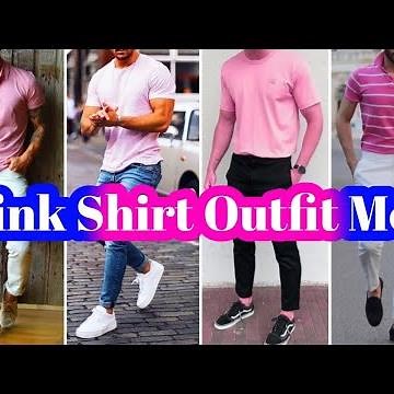 Pink Tshirt Combination For Men || Pink Shirt Outfits Ideas || by Look Stylish
