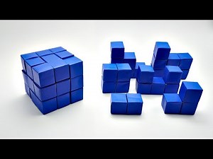 ORIGAMI DIABOLICAL CUBE PUZZLE (Jo Nakashima)