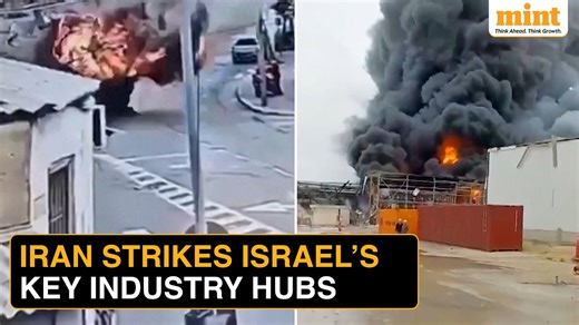 Iran Strikes Israels Key Industrial Sites Expands Attacks To Gulf As Retaliation Threats Escalate