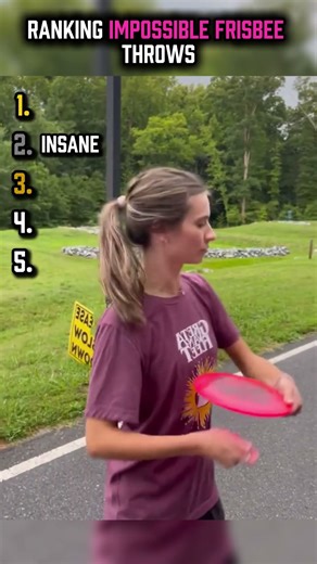 Ranking Impossible Frisbee Throws