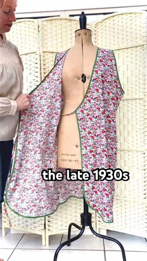 1940s 50s Vintage Housewife Apron #vintagehousewife