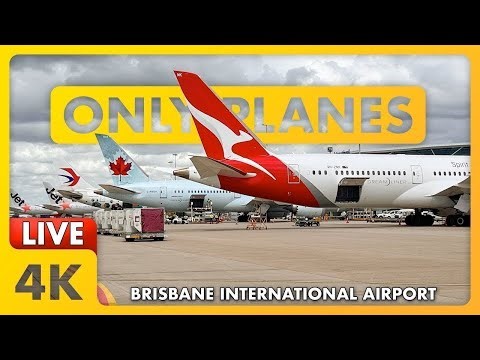 🔴 Friday NIGHT Plane Spotting @ Brisbane Airport w/ James + ATC ✈️