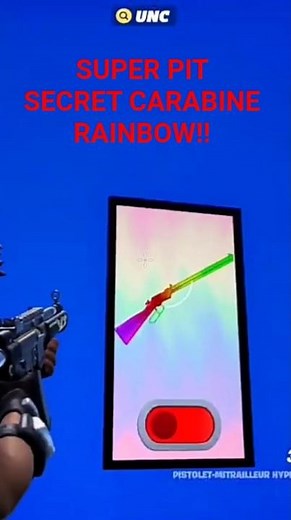 SECRET SUPER PIT UNC MAP FORTNITE TUTORIAL Comment avoir la carabine rainbow Super pit tutorial