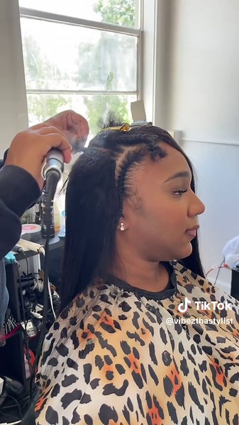 Quick Weave Ponytail Hairstyle Tutorial for Black Hair