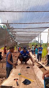 still using traditional tools to measure boat routes #woodworker #woodworking #boatbuilding | Ristoper Pikri