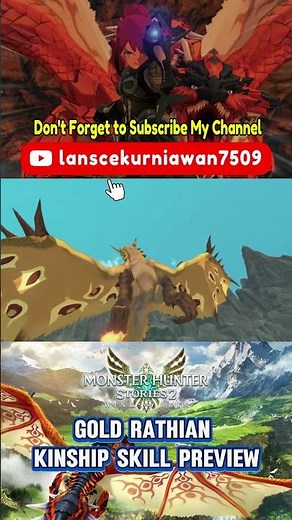 MONSTER HUNTER STORIES 2: WINGS OF RUIN GOLD RATHIAN KINSHIP SKILL