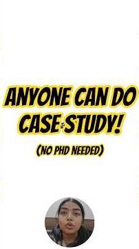 Case Study Method in Research Methodology | How to do it? 🫵 You can do it!
