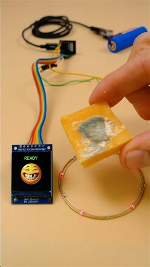 😆 Can This DIY Scanner Detect Human Emotions? 🤯 #esp32project #electronics #diy #technology