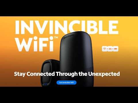 Breaking News Spectrum Launch First Wave Invincible Wi-Fi Includes Unlimited 5G Data Battery Backup