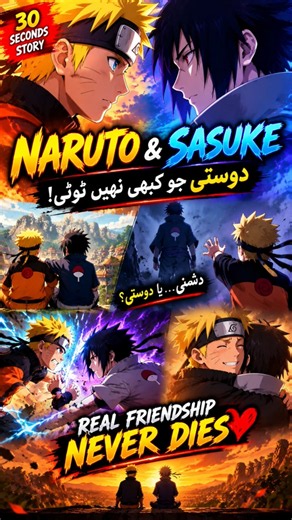Naruto & Sasuke 💔🔥 The Unbreakable Bond of Friendship | Anime Shorts #shorts