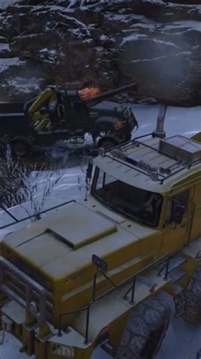 Mods on snowrunner can't be that bad right #foryou #gaming #snowrunner #glitch