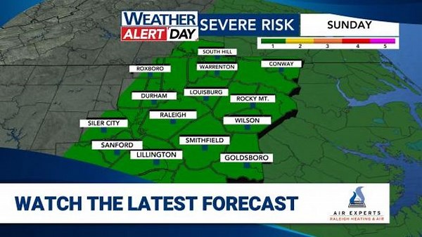 WRAL Weather Patio showcases real-time conditions, Certified Accurate forecasts in outdoor setting