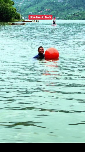 Skin Diving Experience at Phewa Lake