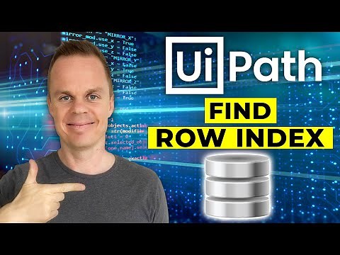 How to get the Row Index in a DataTable in UiPath - Tutorial