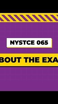 NYSTCE 065 Exam Overview #Shorts