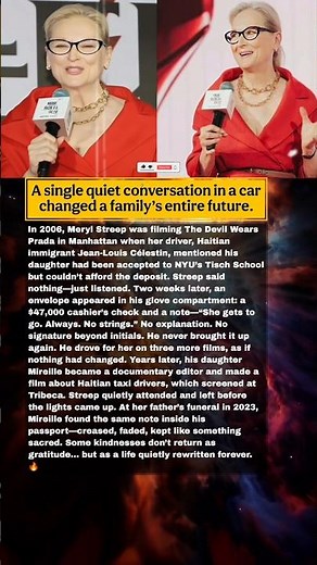 Meryl Streep Secretly Changed a Driver’s Daughter’s Life Forever