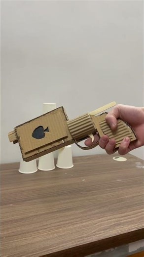Super Easy DIY Rubber Band Card Shooter at Home
