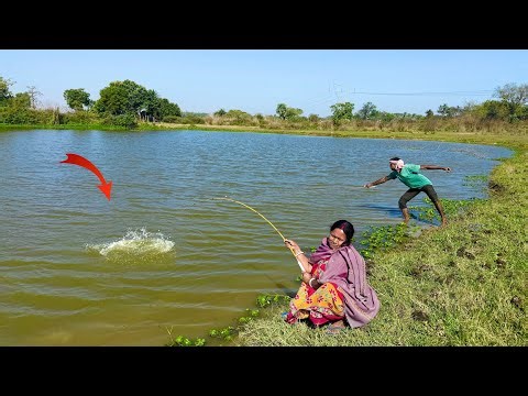 Fishing Video || What a wonderful fishing technique I have seen for the first time || Hook fishing