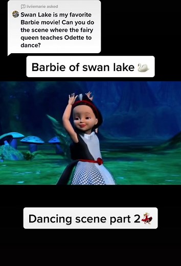 Barbie Swan Lake Dance Scene | Dancing Barbie of Swan Lake 🦢