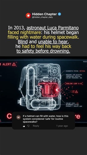 👨‍🚀💧Drowning in Space: Luca Parmitano’s Survival Story