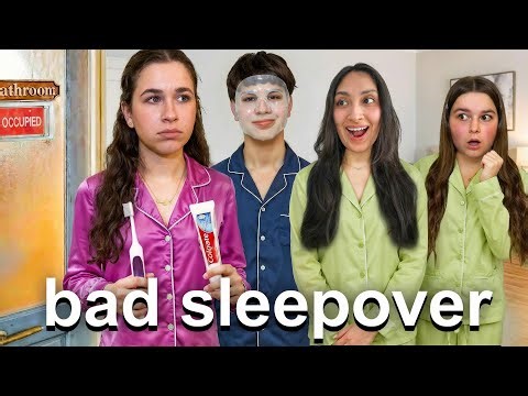 Sibling Sleepover But We Were NOT Alone 😳