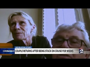 Couple returns after being stuck on cruise for weeks