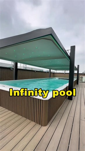 Goodbye to traditional earthen swimming pools#swimmingpool #swimspa #swimspas #hottub #swim #swimming #swimlife#villa #hotel #jacuzzi #poolcover #heatedswimmingpool #infinitypool #smartheatedswimmingpool