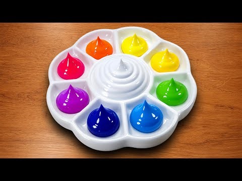 How To 8 Create New Colors Using White VS Rainbow Color - Art Nomi Color Mixing